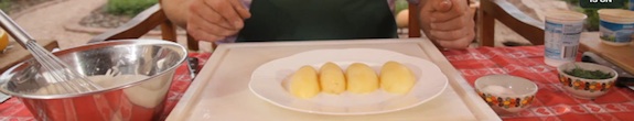 Forellenkaviar mit Pfälzer Grumbeere